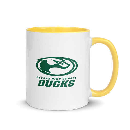 Coffee Mug | Odessa Girls Lacrosse | Ducks Green Logo