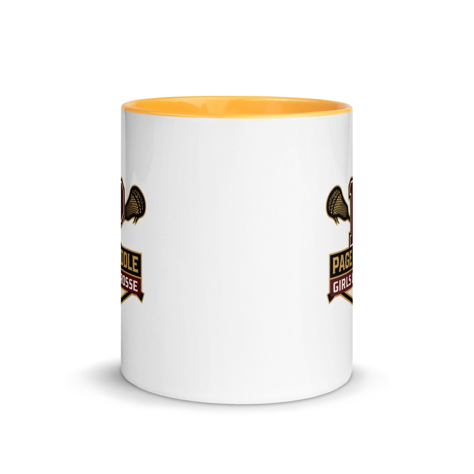 Coffee Mug | Page Middle Girls Lacrosse | Block P Logo