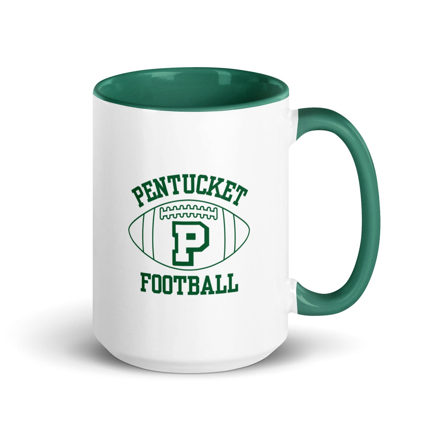 Coffee Mug | Pentucket Youth Football and Cheer | Varsity Badge Logo
