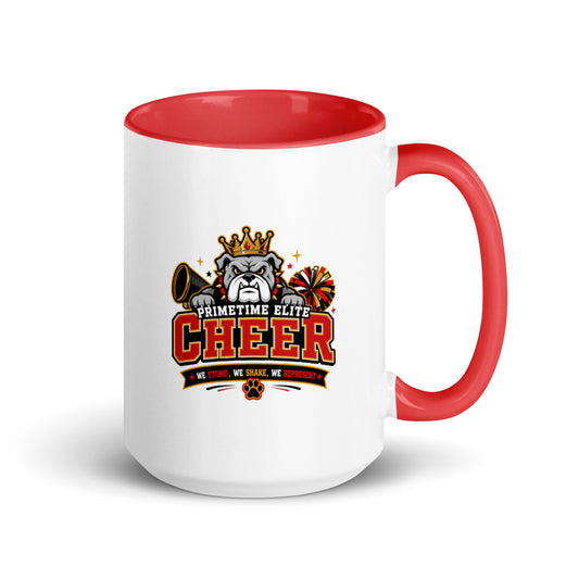 Coffee Mug | PTE Bulldog Cheer | Crest Logo