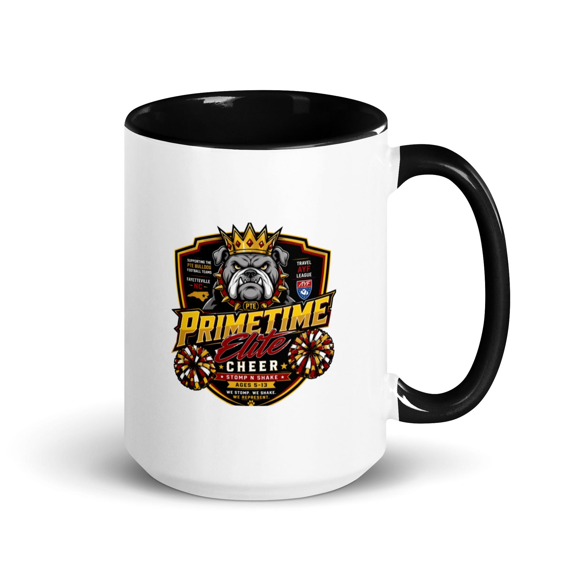 Coffee Mug | PTE Bulldog Cheer | Shield Logo