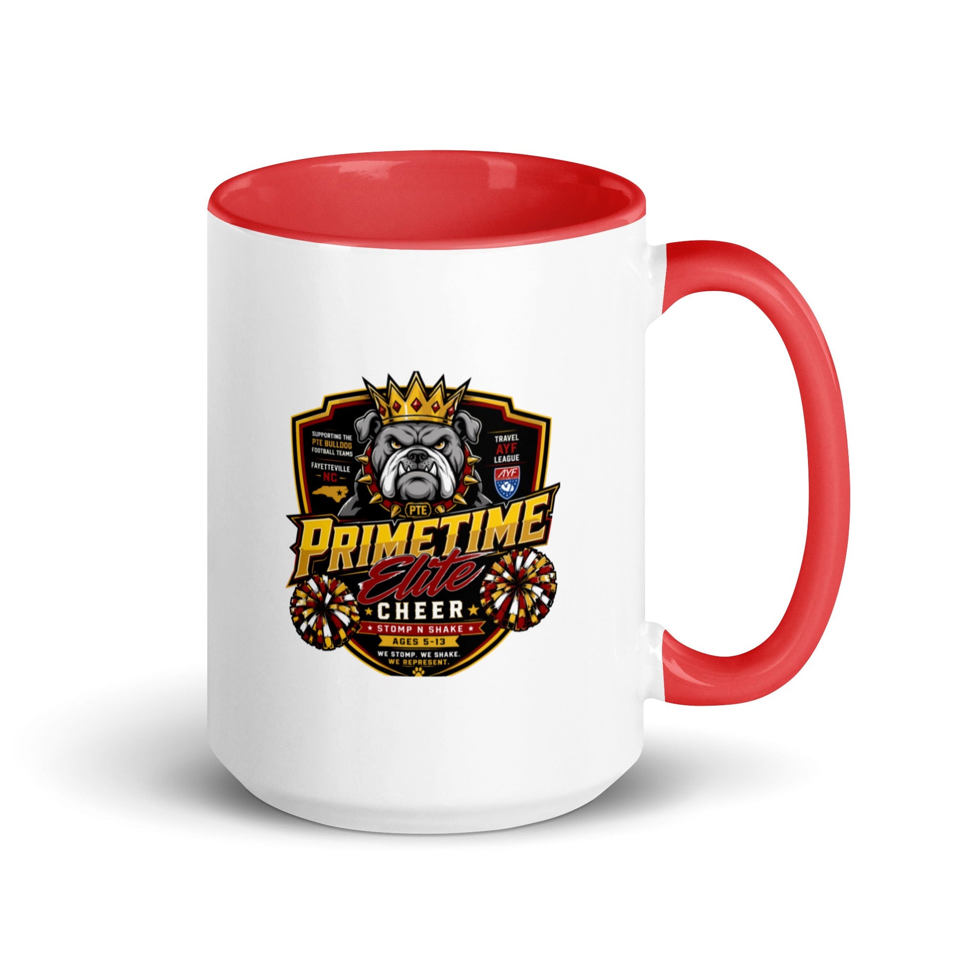 Coffee Mug | PTE Bulldog Cheer | Shield Logo