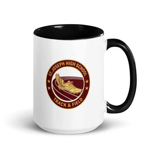 Coffee Mug | St. Joseph High School - Track & Field | Badge Logo