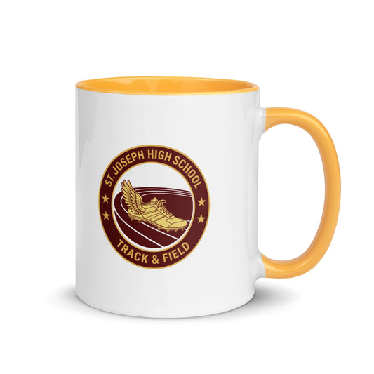 Coffee Mug | St. Joseph High School - Track & Field | Badge Logo
