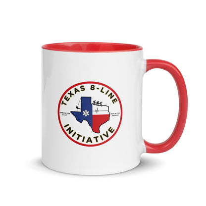 Coffee Mug | Texas 8 - Line Initiative | Badge Logo