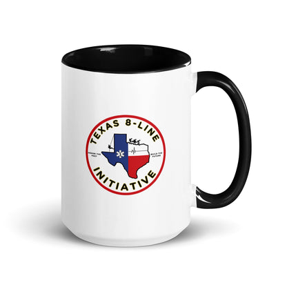 Coffee Mug | Texas 8 - Line Initiative | Badge Logo
