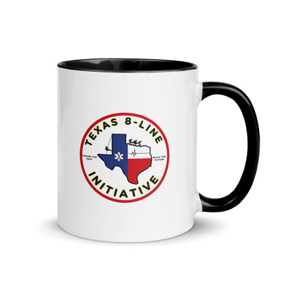 Coffee Mug | Texas 8 - Line Initiative | Badge Logo