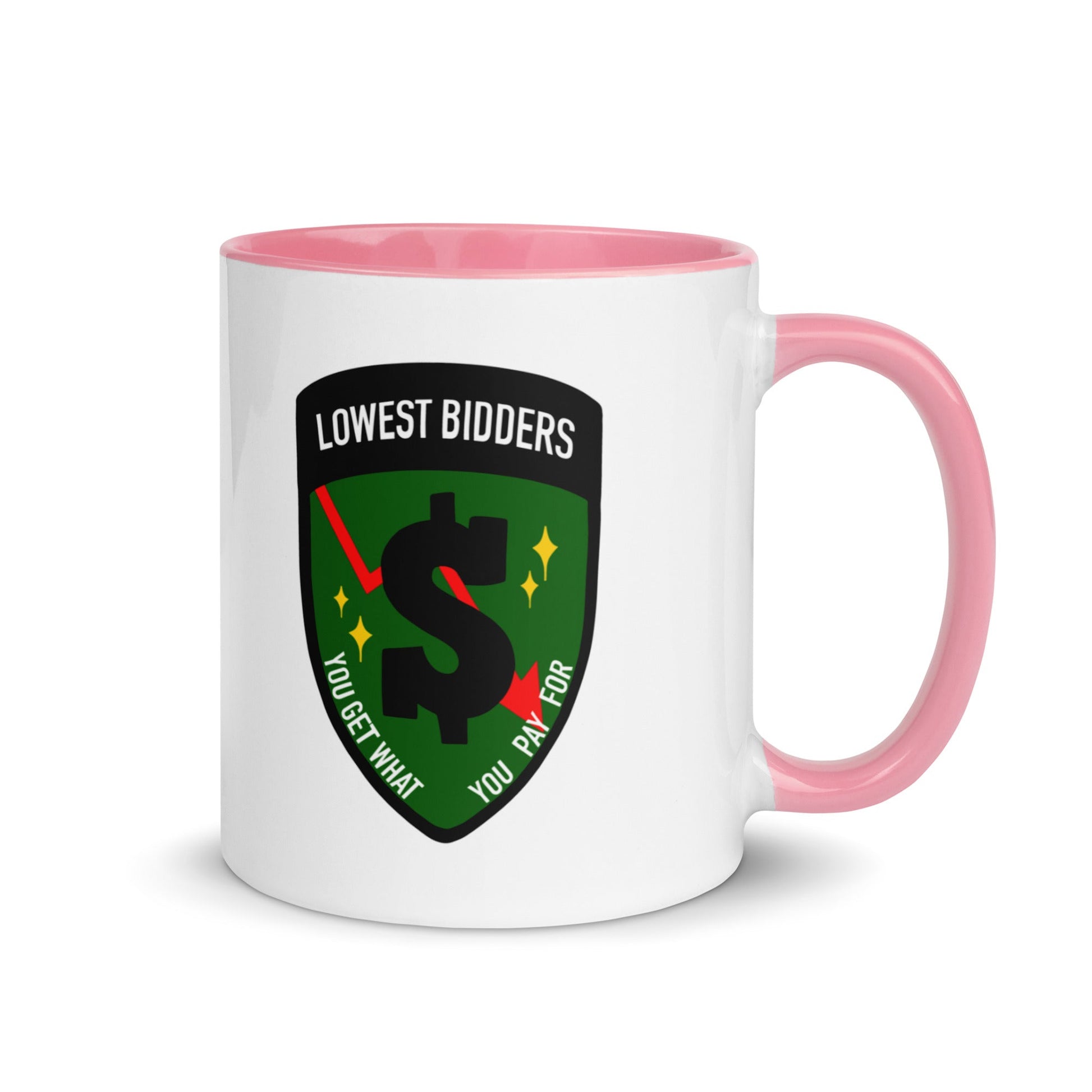Coffee Mug | The Lowest Bidders | Emblem Logo
