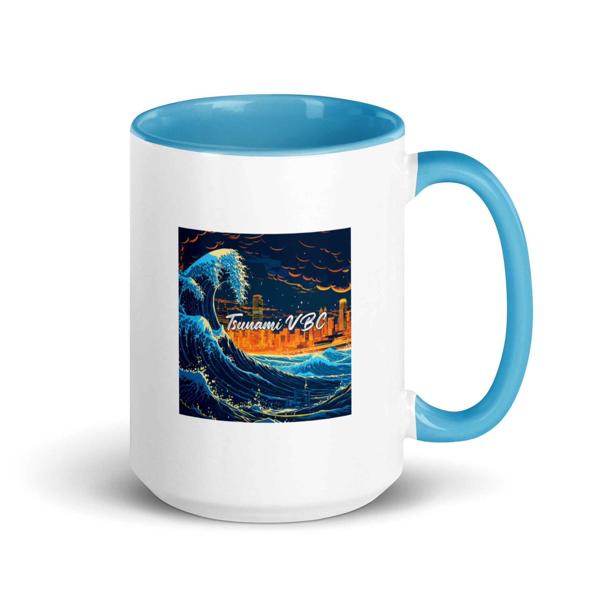 Coffee Mug | Tsunami Volleyball Club | Glow Tide Athletics Logo