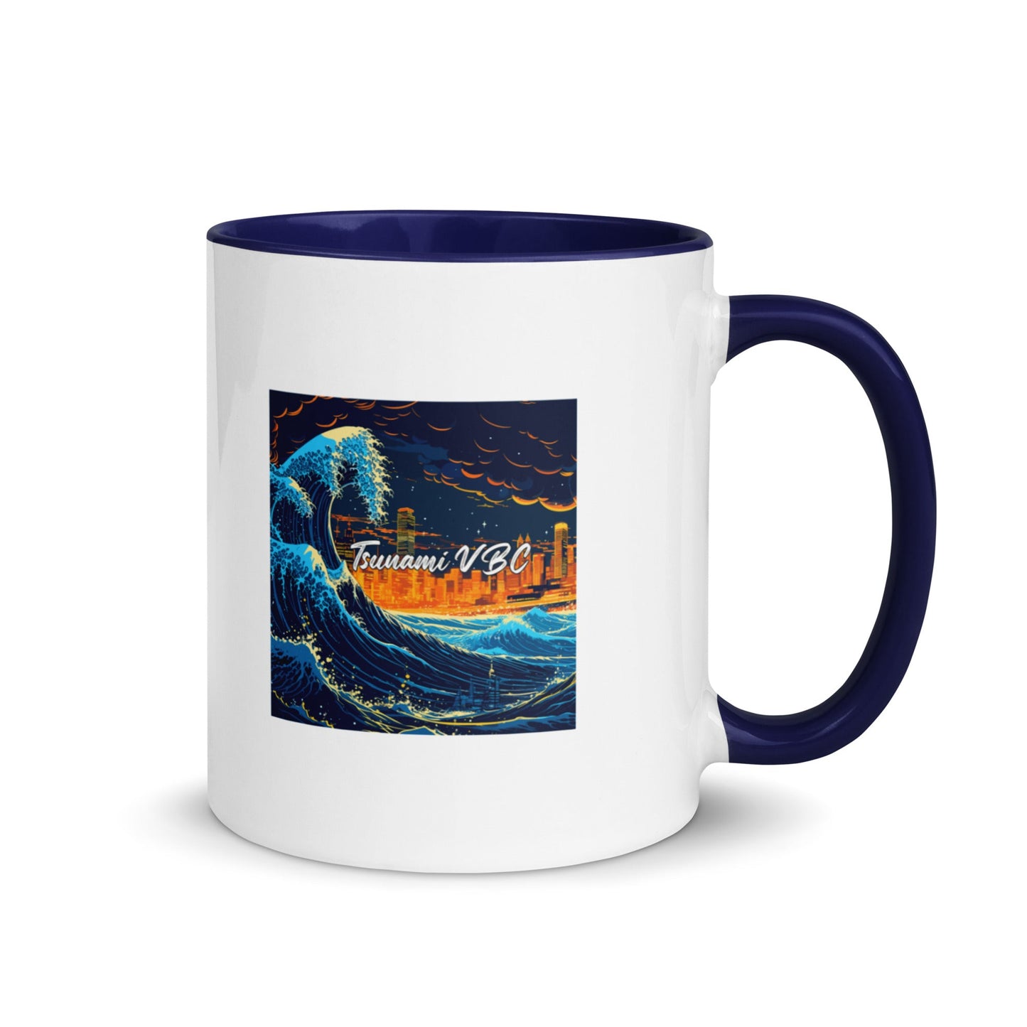 Coffee Mug | Tsunami Volleyball Club | Glow Tide Athletics Logo