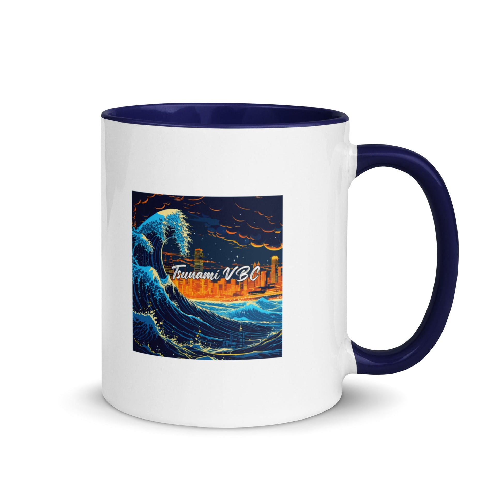 Coffee Mug | Tsunami Volleyball Club | Glow Tide Athletics Logo