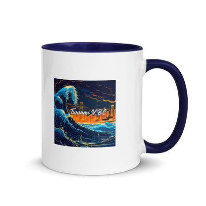 Coffee Mug | Tsunami Volleyball Club | Glow Tide Athletics Logo