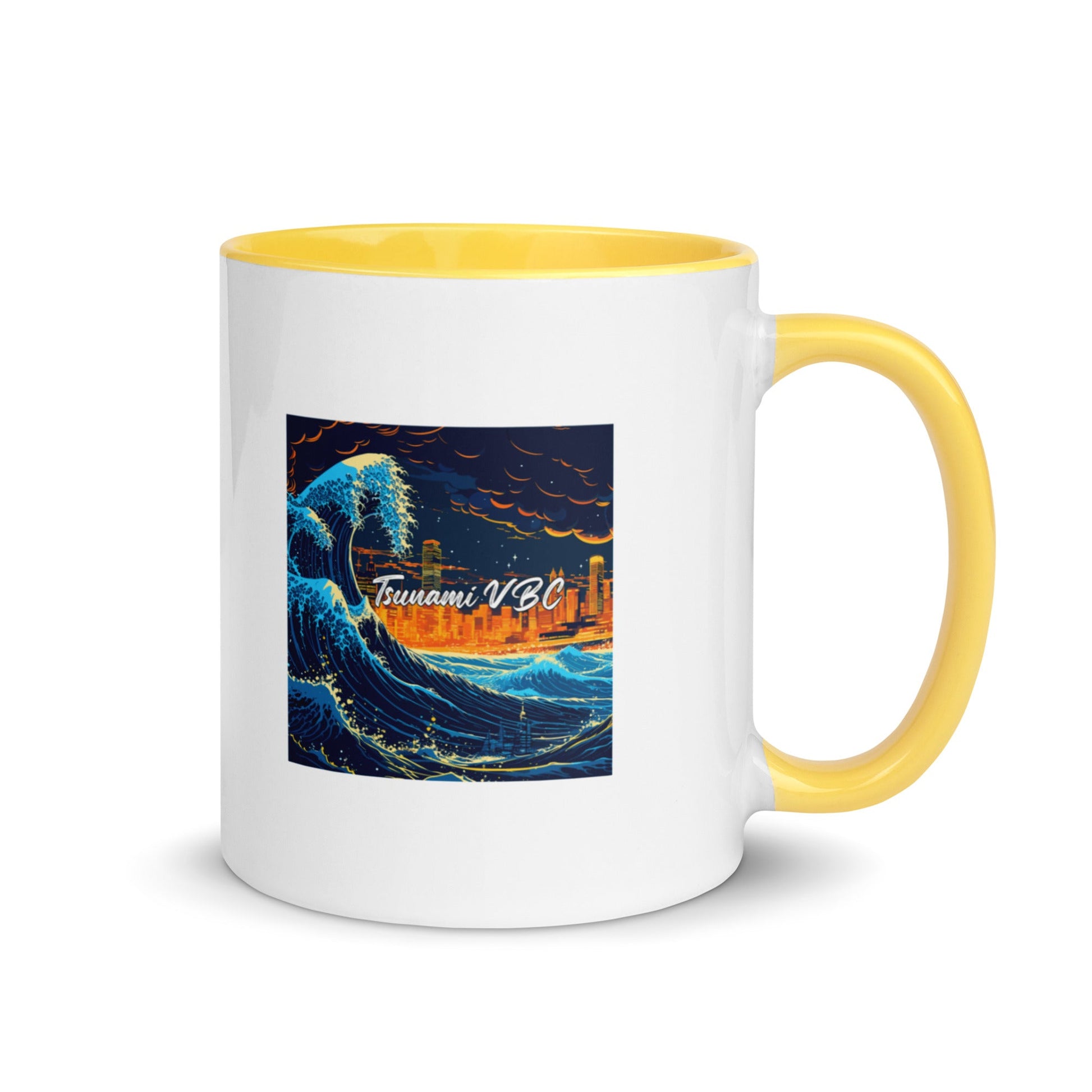 Coffee Mug | Tsunami Volleyball Club | Glow Tide Athletics Logo