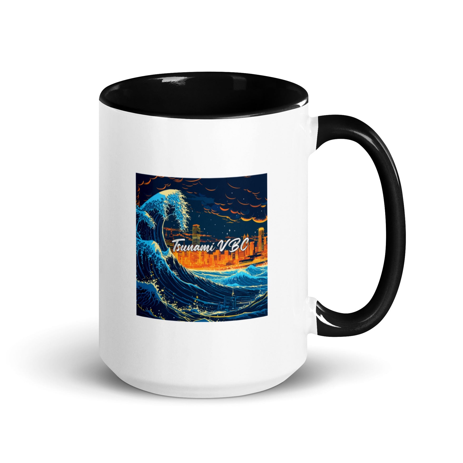 Coffee Mug | Tsunami Volleyball Club | Glow Tide Athletics Logo