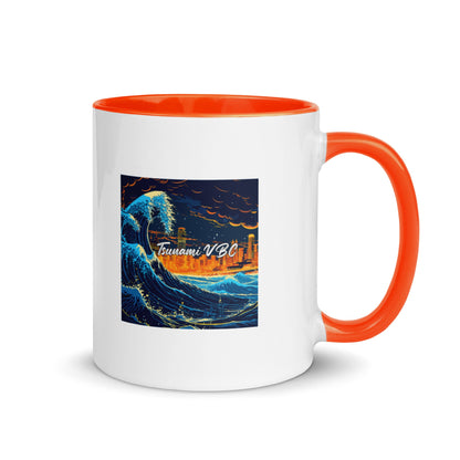 Coffee Mug | Tsunami Volleyball Club | Glow Tide Athletics Logo
