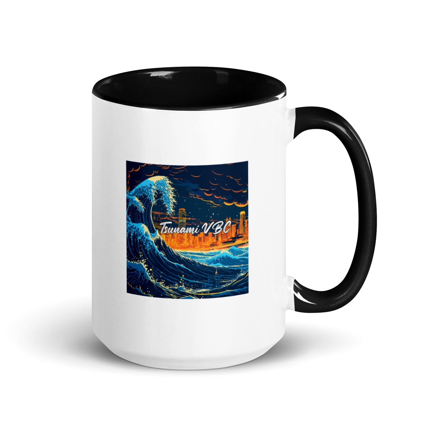 Coffee Mug | Tsunami Volleyball Club | Glow Tide Athletics Logo