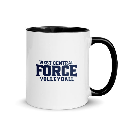Coffee Mug | West Central Force Volleyball | Blue Logo