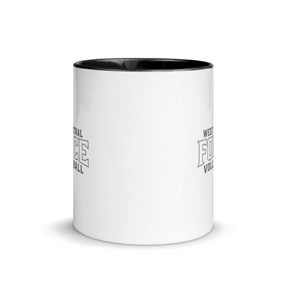 Coffee Mug | West Central Force Volleyball | Grey Logo