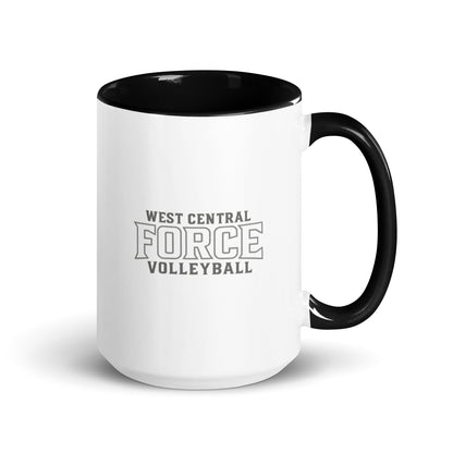 Coffee Mug | West Central Force Volleyball | Grey Logo