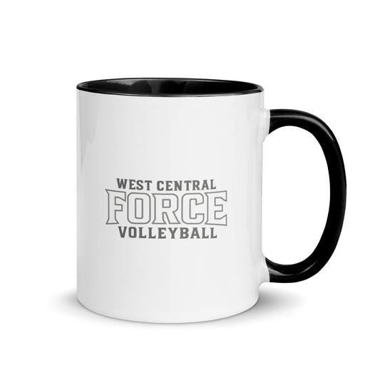 Coffee Mug | West Central Force Volleyball | Grey Logo