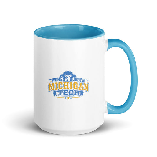 Coffee Mug | Women’s Rugby at Michigan Tech | Varsity Crest Logo