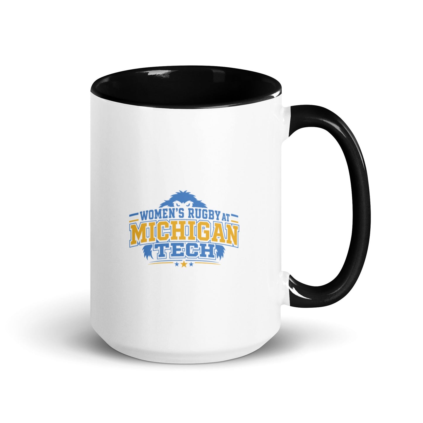 Coffee Mug | Women’s Rugby at Michigan Tech | Varsity Crest Logo