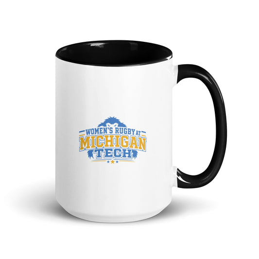 Coffee Mug | Women’s Rugby at Michigan Tech | Varsity Crest Logo