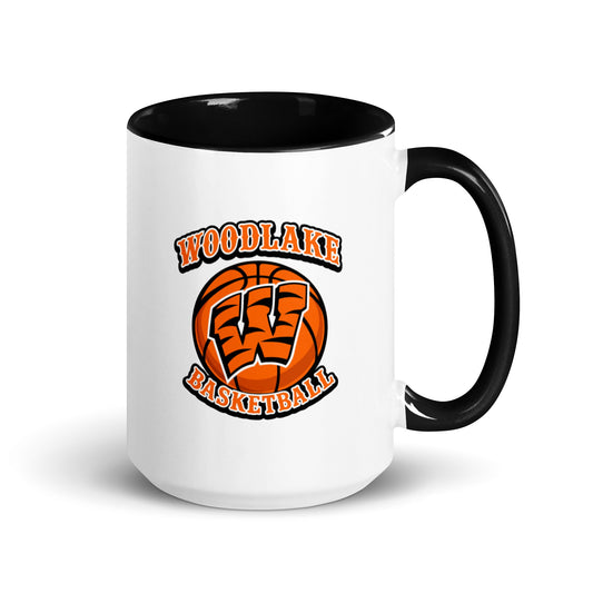 Coffee Mug | Woodlake Boys Basketball | Athletics Logo