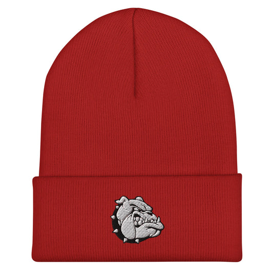 Cuffed Beanie | 6th Grade Bulldogs Team | Monochrome Logo