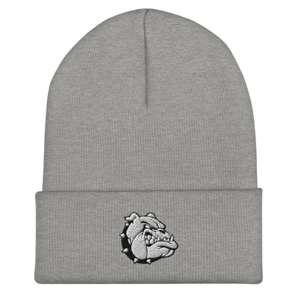 Cuffed Beanie | 6th Grade Bulldogs Team | Monochrome Logo