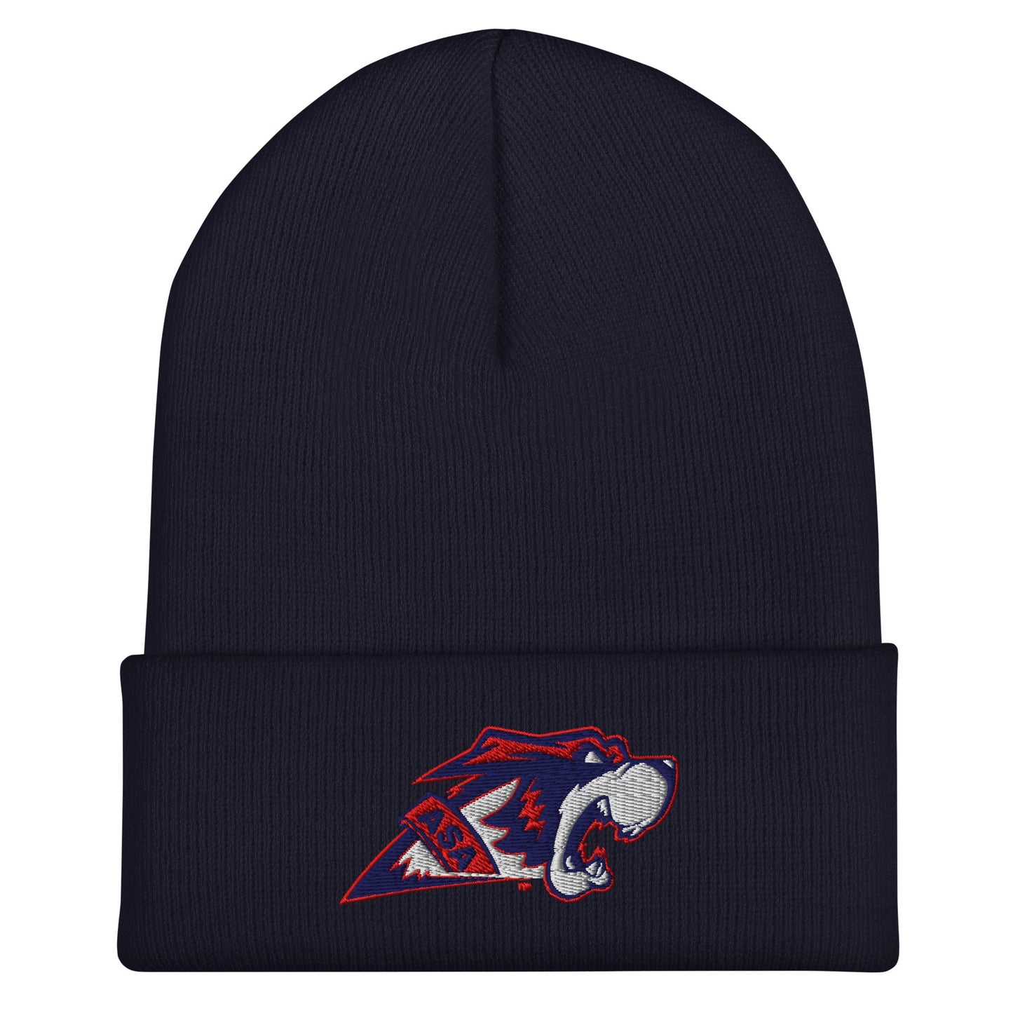 Cuffed Beanie | All Saints Academy Lacrosse | Mascot Logo