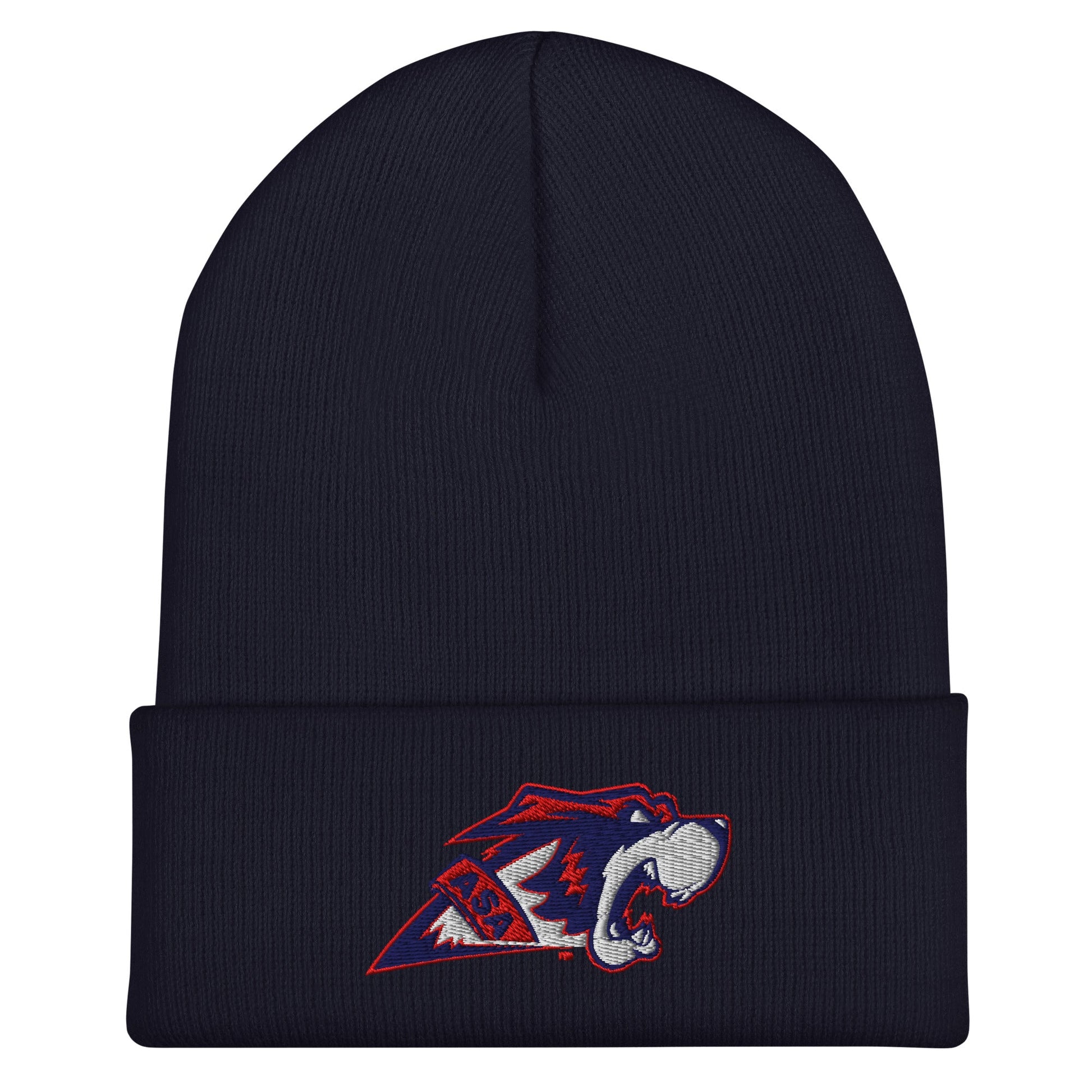 Cuffed Beanie | All Saints Academy Lacrosse | Mascot Logo