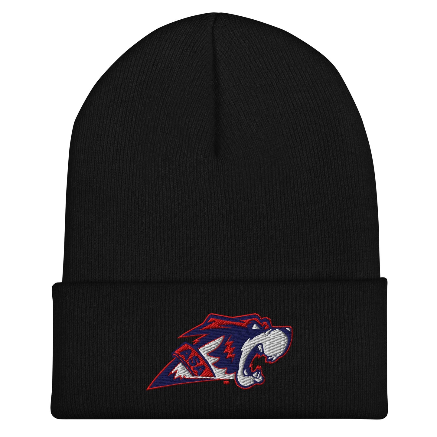 Cuffed Beanie | All Saints Academy Lacrosse | Mascot Logo