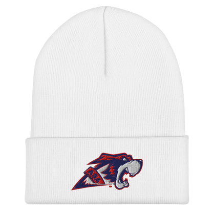Cuffed Beanie | All Saints Academy Lacrosse | Mascot Logo