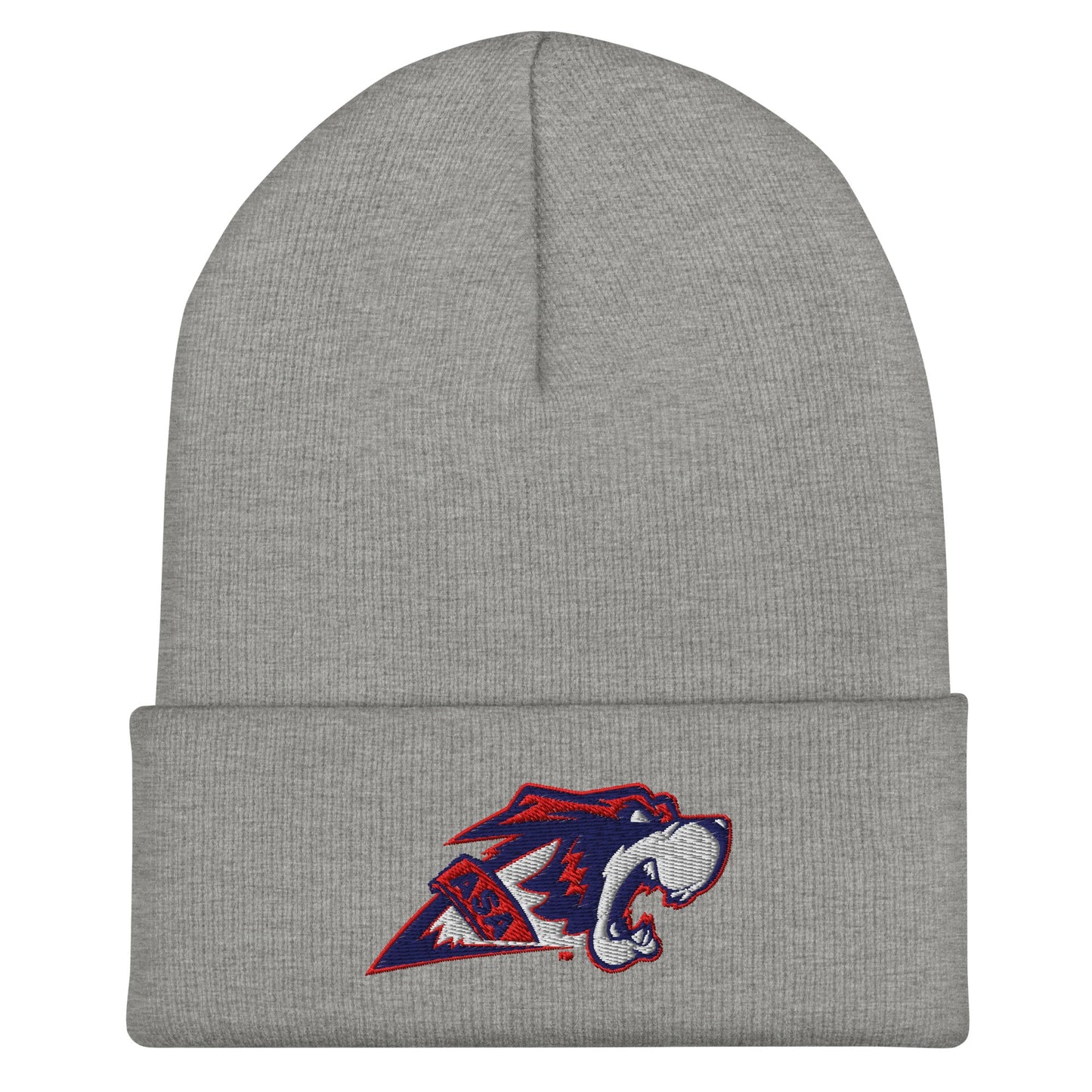 Cuffed Beanie | All Saints Academy Lacrosse | Mascot Logo