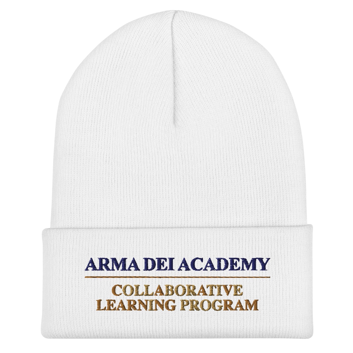 Cuffed Beanie | Arma Dei Academy Collaborative Learning Program | Alt Logo 4