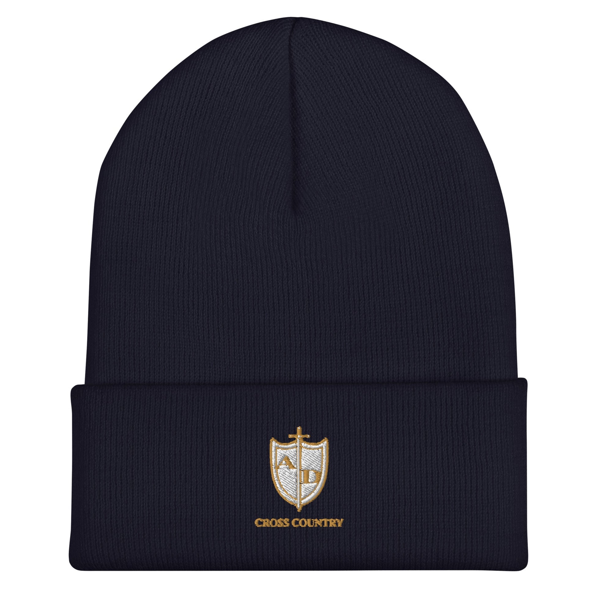 Cuffed Beanie | Arma Dei Academy Cross Country | Shield Logo