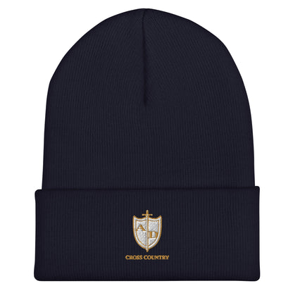 Cuffed Beanie | Arma Dei Academy Cross Country | Shield Logo