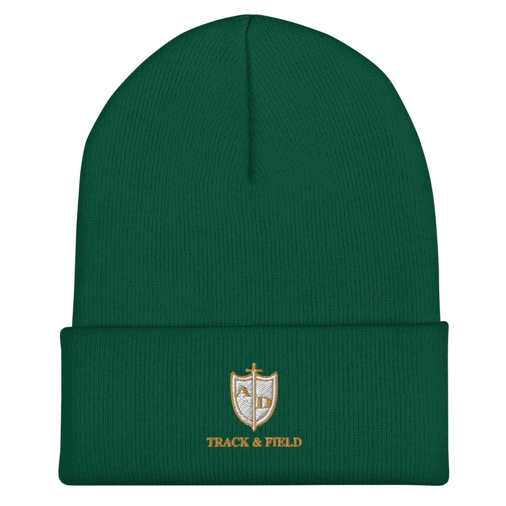 Cuffed Beanie | Arma Dei Academy Track and Field | Shield Logo