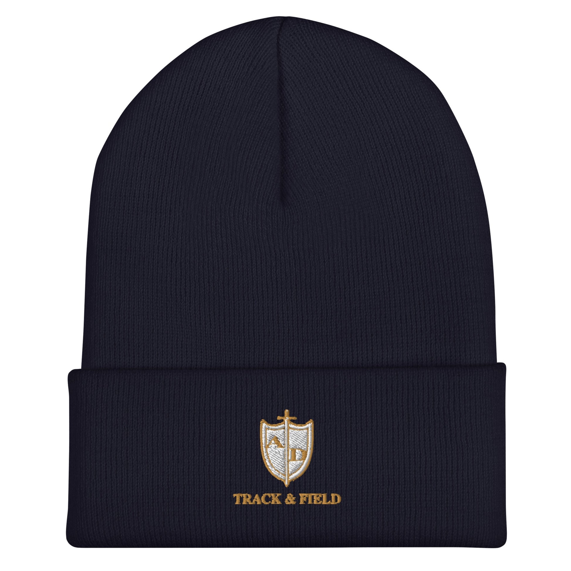 Cuffed Beanie | Arma Dei Academy Track and Field | Shield Logo