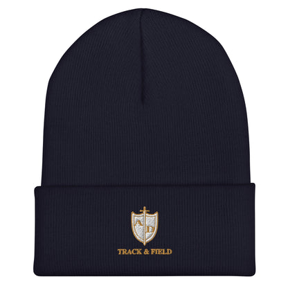 Cuffed Beanie | Arma Dei Academy Track and Field | Shield Logo
