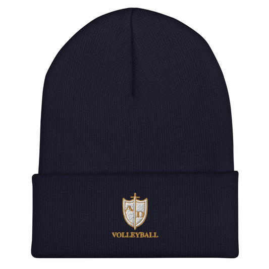 Cuffed Beanie | Arma Dei Academy Volleyball | Shield Logo