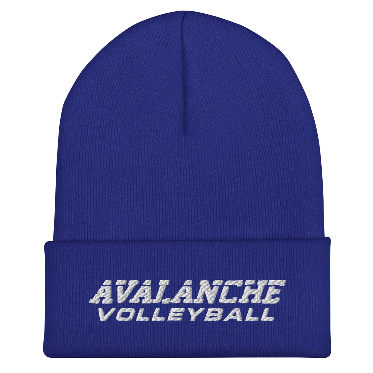 Cuffed Beanie | Avalanche Volleyball Club | Modern Script Logo