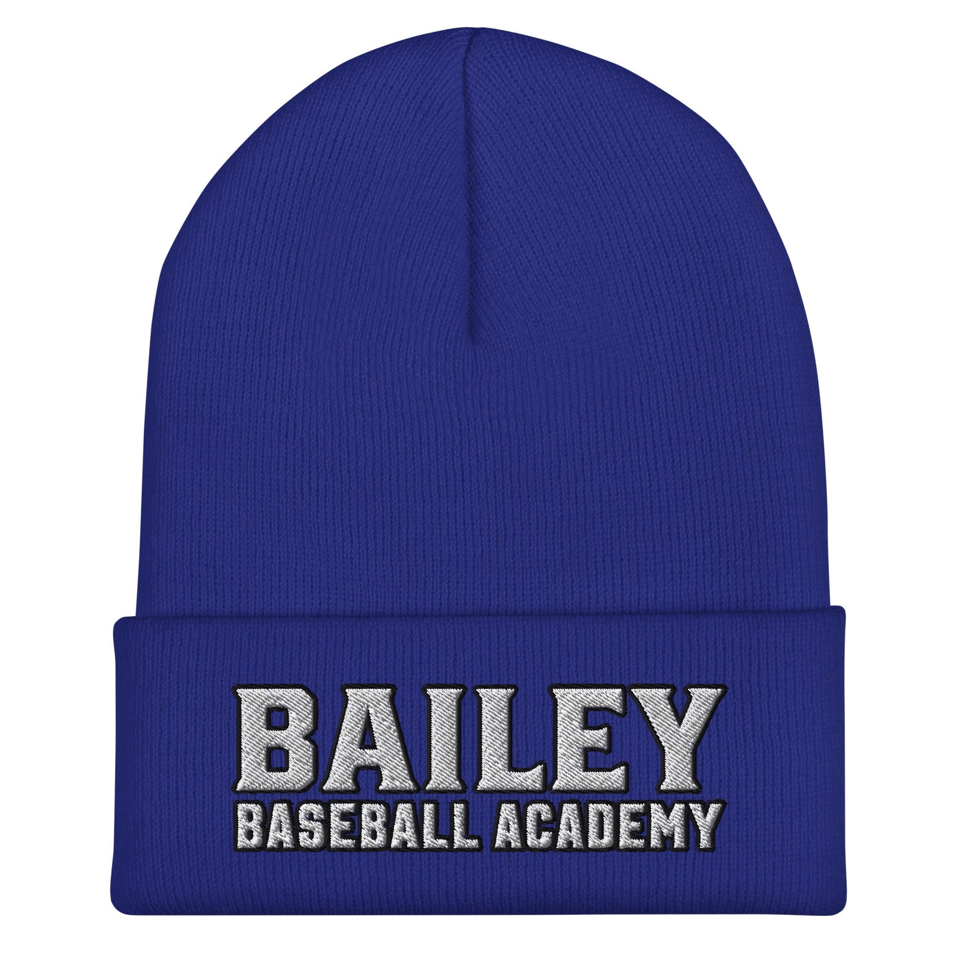 Cuffed Beanie | Bailey Baseball Academy | Script Logo