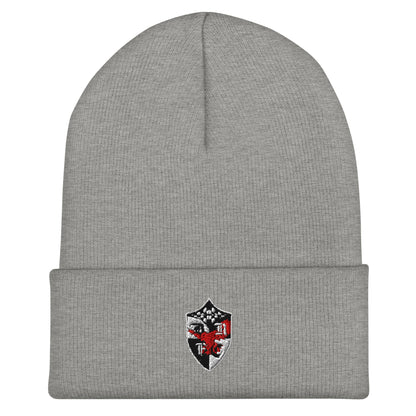 Cuffed Beanie | Bard College Rugby Football Club | Raptor Logo