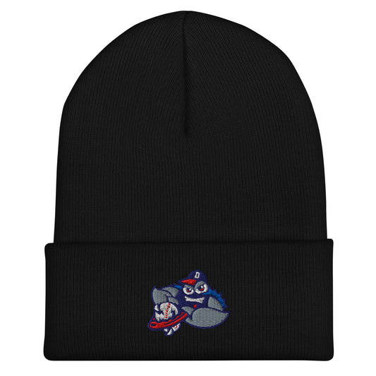 Cuffed Beanie | Bellport BlueClaws | Strike Emblem Logo