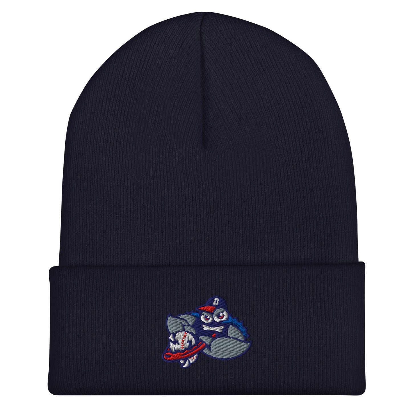 Cuffed Beanie | Bellport BlueClaws | Strike Emblem Logo