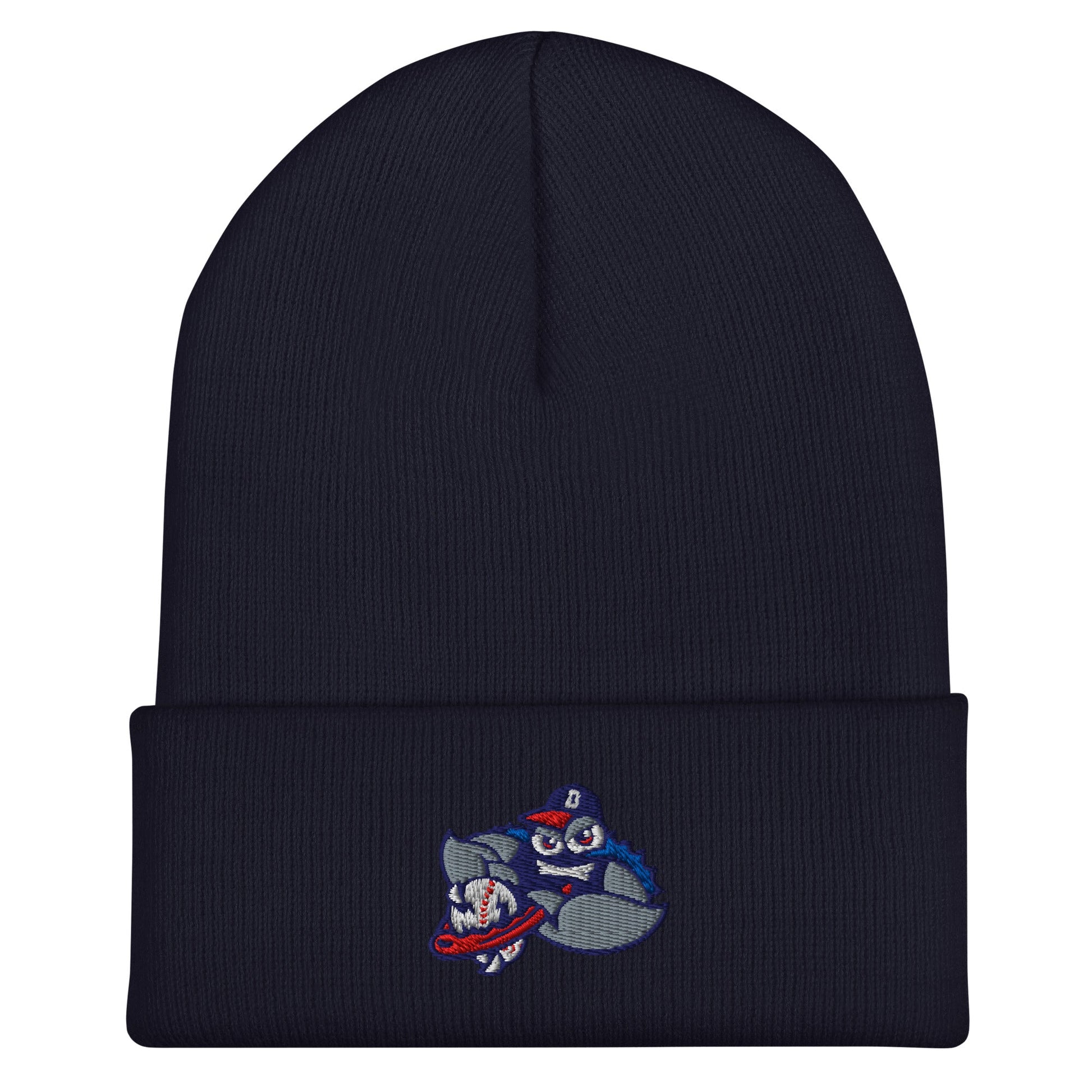 Cuffed Beanie | Bellport BlueClaws | Strike Emblem Logo
