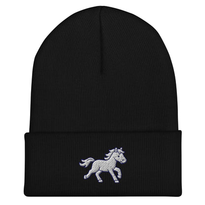Cuffed Beanie | Pink Pony Athletic Club | Mascot Logo