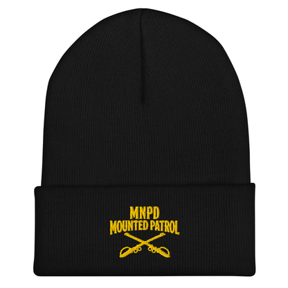Cuffed Beanie | Metro Nashville Police Department Horse Mounted Patrol | Sabres MNPD Logo